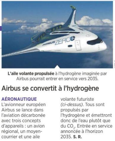Aile volante d airbus hydrogene s a nov 2020