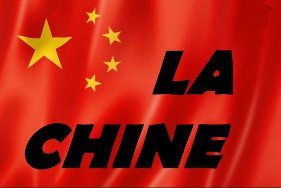 Chinese flag ecrit chine